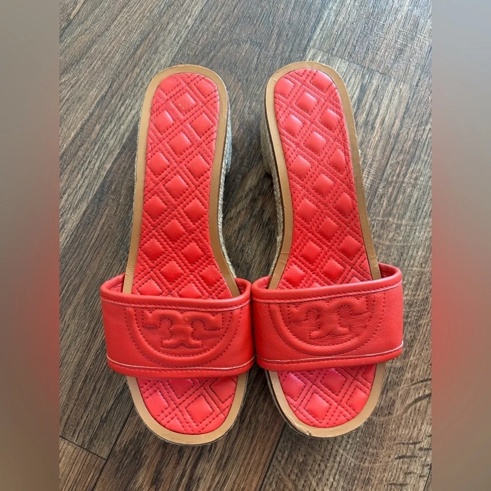 Tory Burch Fleming Espadrille Leather Sandal